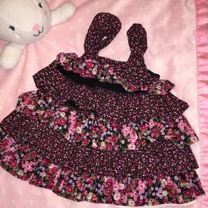 BabyGAP Floral tiered dress sz/0-3m